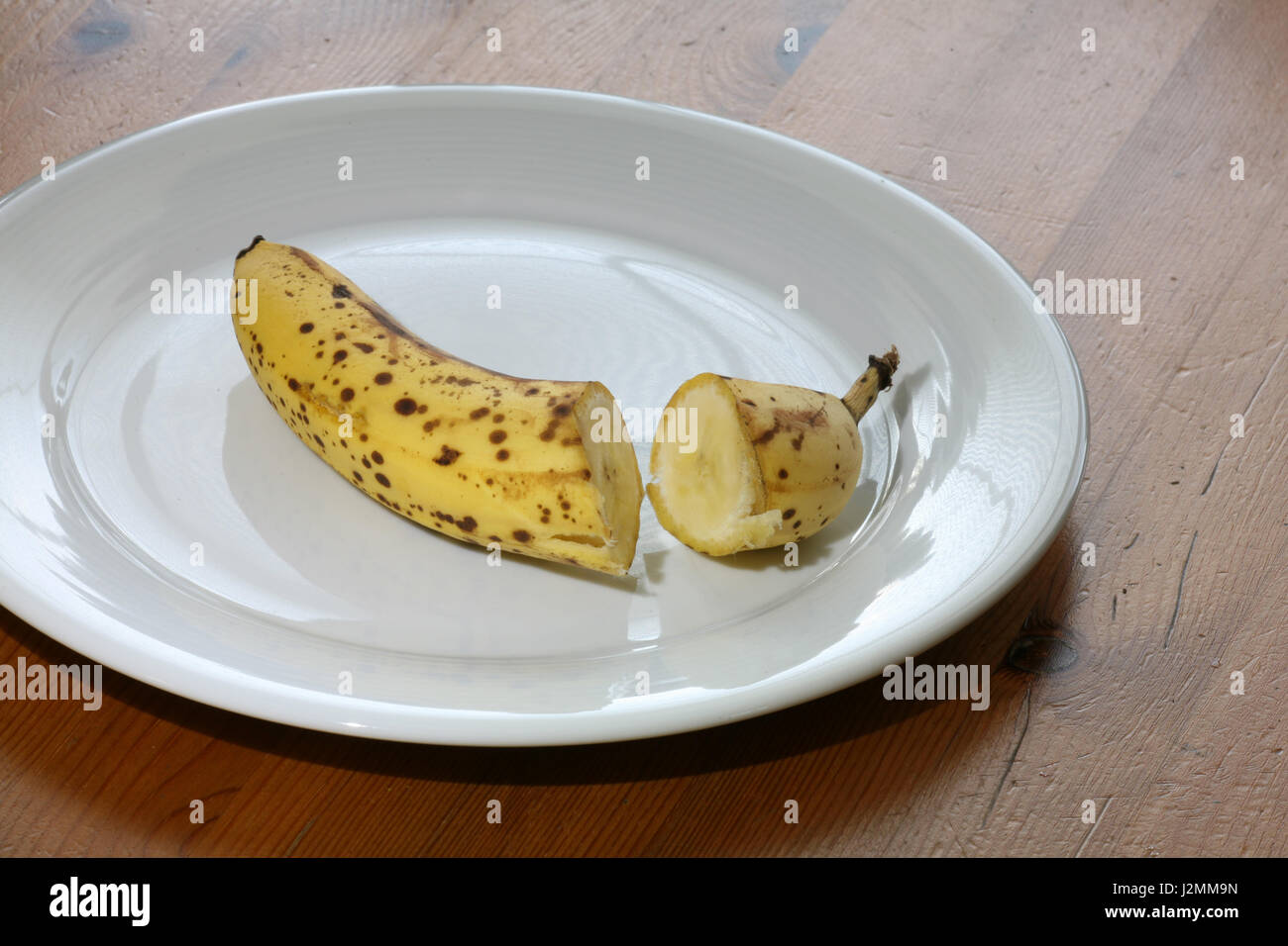 banane stramature Foto Stock