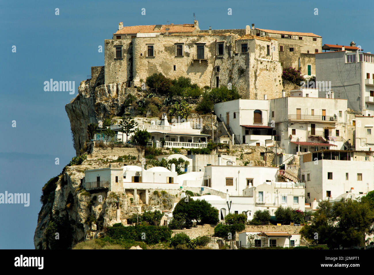 Peschici promontorio day Foto Stock