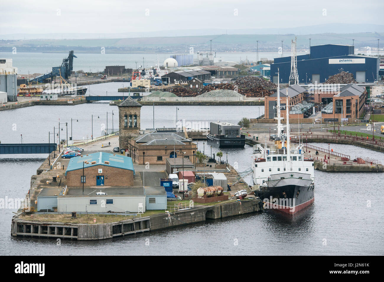 Ocean Terminal, Forth Ports, leith dock Foto Stock