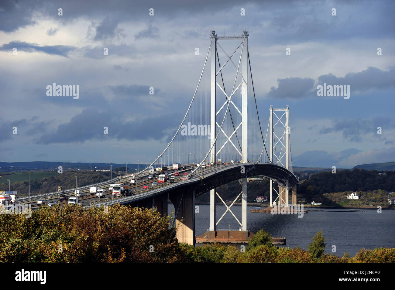 Forth Road Bridge Foto Stock