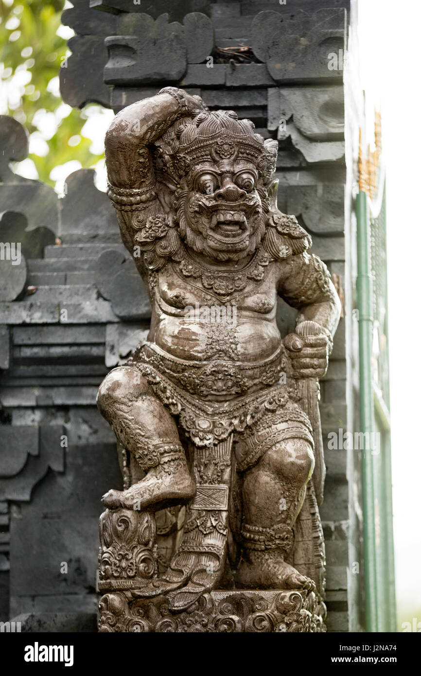 Statua in un tempio indù, Bali, Indonesia Foto Stock