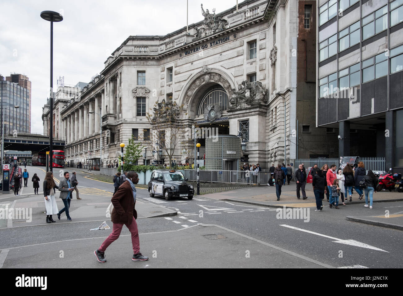 La stazione di Waterloo Foto Stock