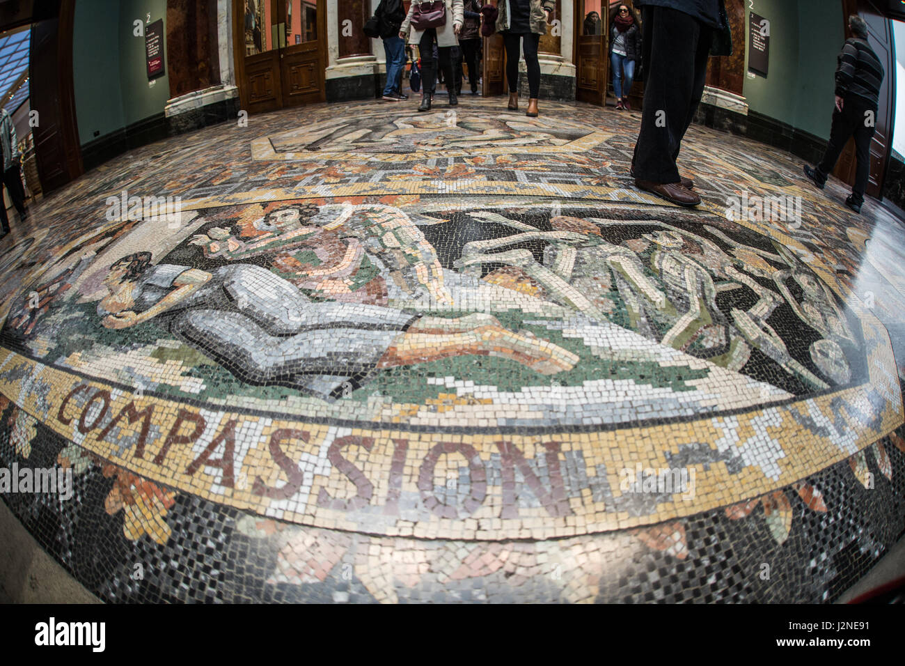 Viste su Londra e di vita di strada Foto Stock