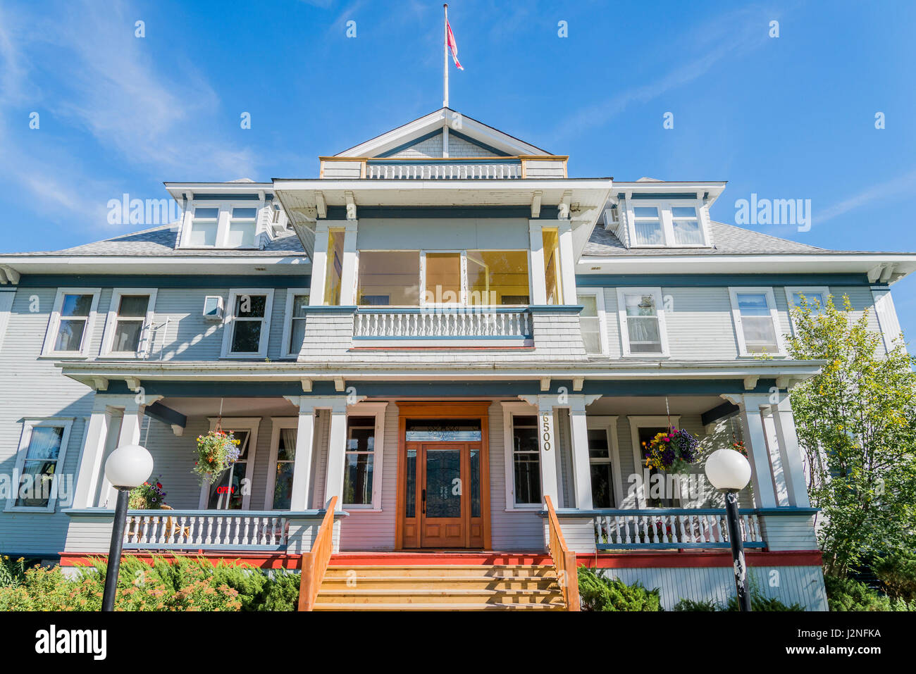 Storico Hotel Quilchena, Quilchena, Nicola Valley, British Columbia, Canada Foto Stock