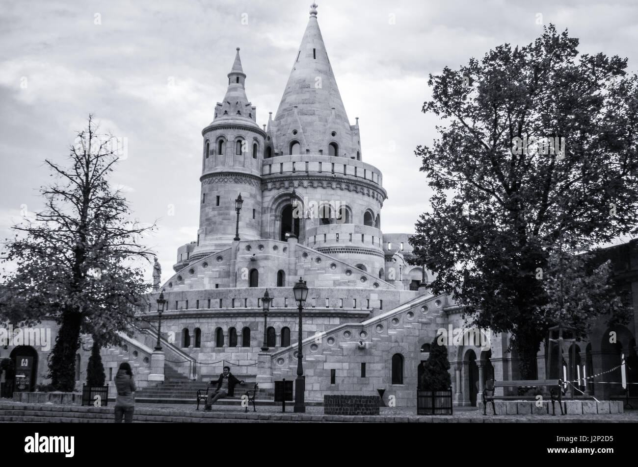 La Collina del Castello di Budapest, Ungheria. Foto Stock