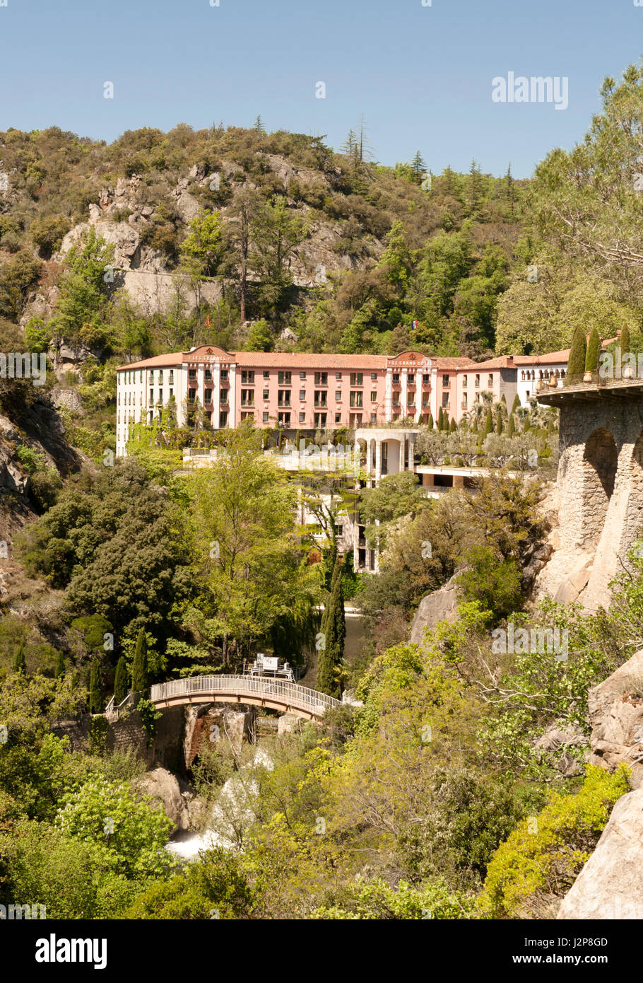 Grand Hotel di Molitg-les-Bains, Francia Foto Stock