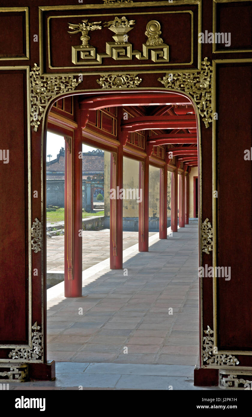 La cittadella di Hue Vietnam Foto Stock