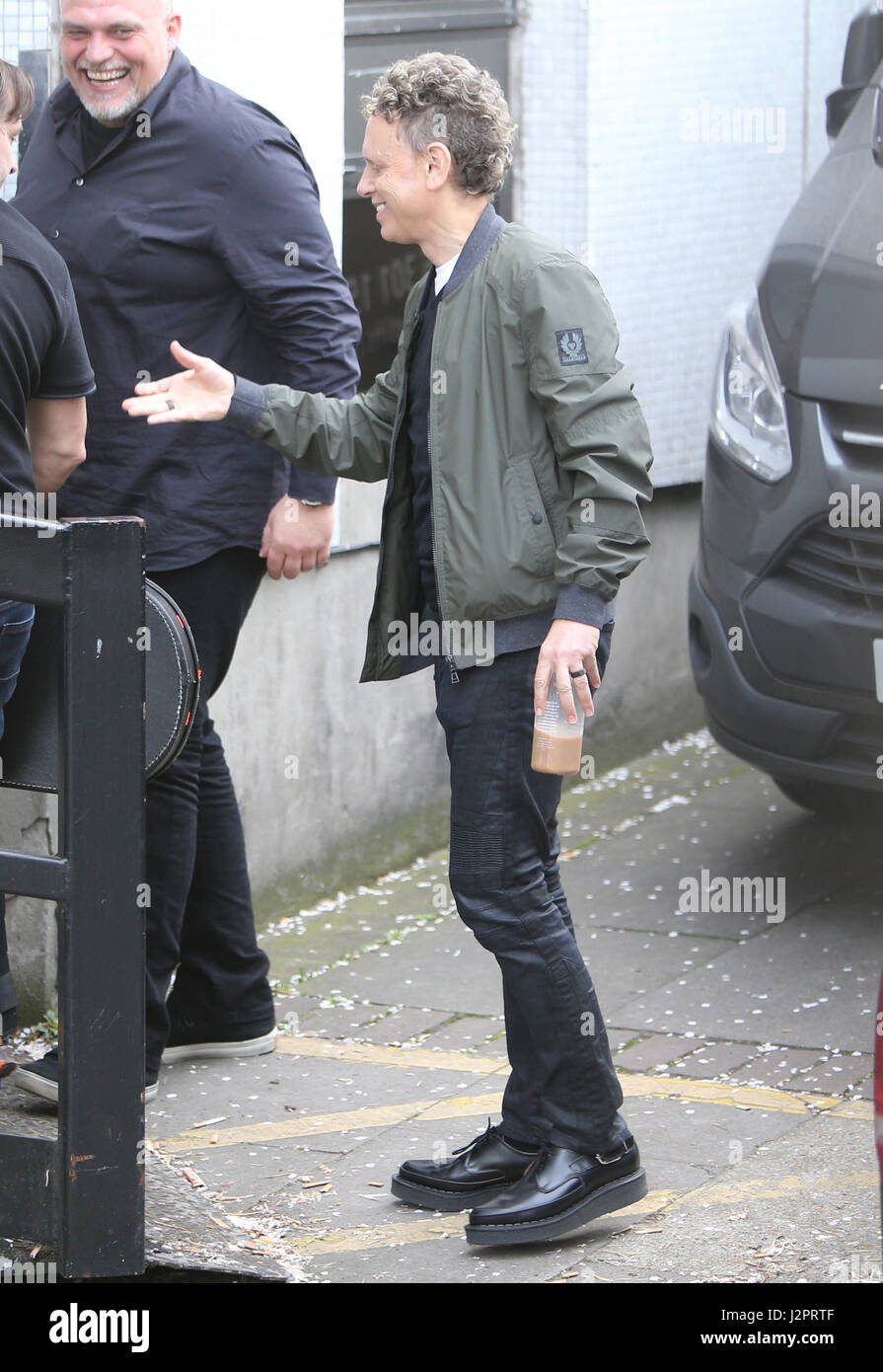 Martin Gore al di fuori di ITV Studios con: Martin Gore dove: Londra, Regno Unito quando: 30 Mar 2017 Foto Stock