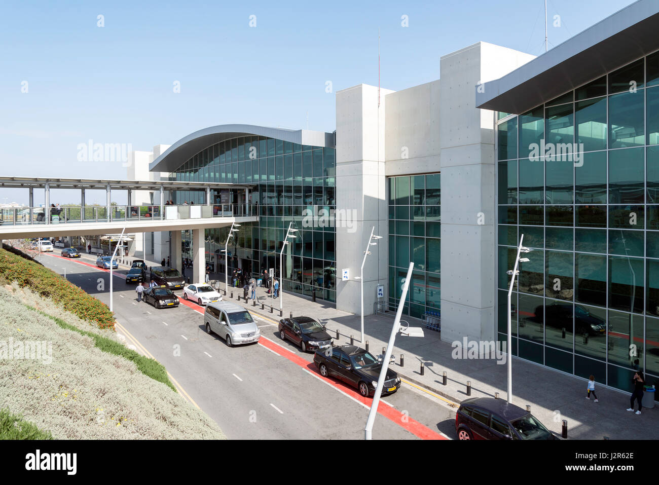 Dall'Aeroporto Internazionale di Larnaca (LCA), Larnaca Larnaca District, Cipro Foto Stock