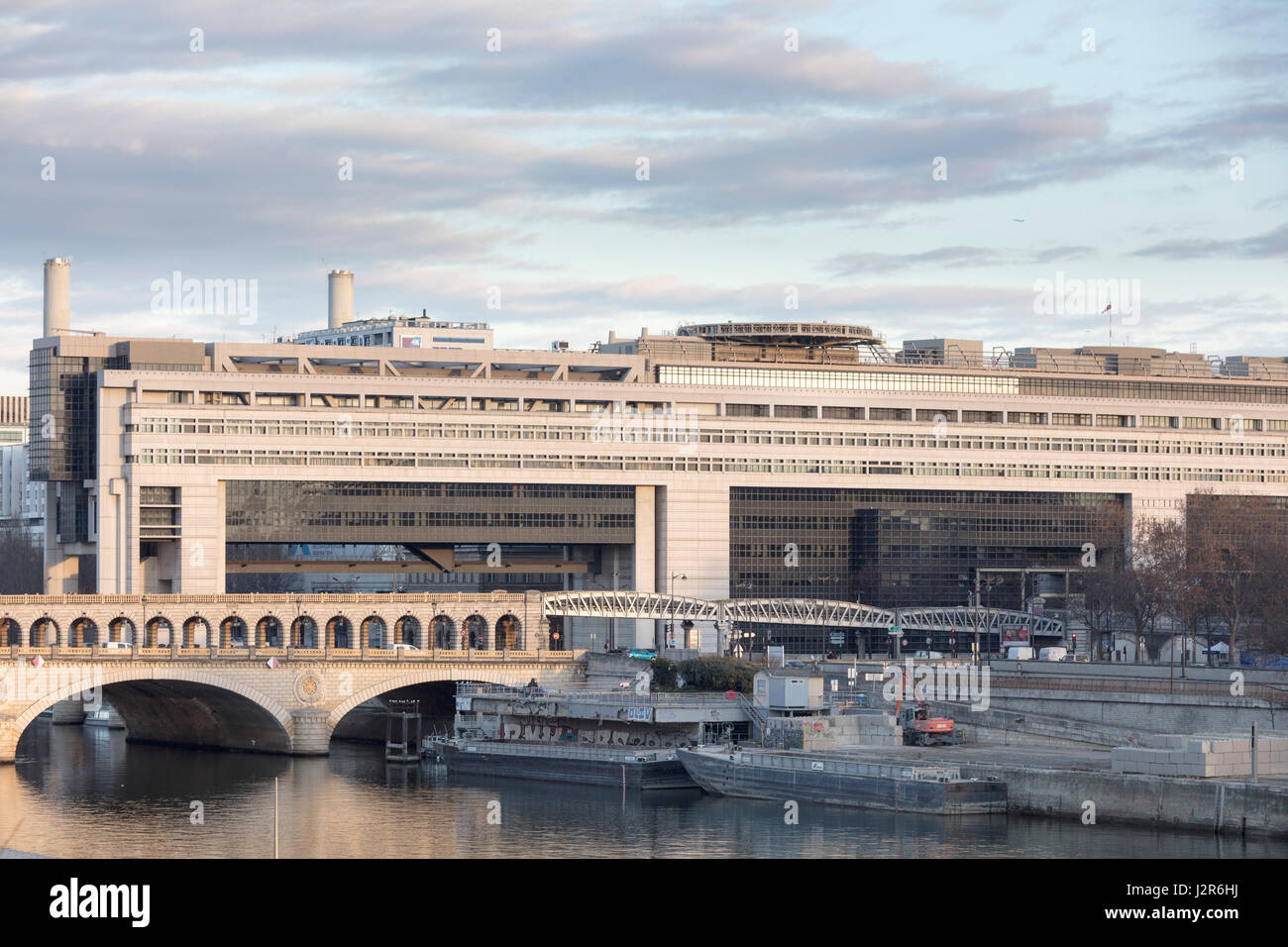 Ministero francese dell'Economia e delle finanze, Bercy, Parigi, Francia Foto Stock