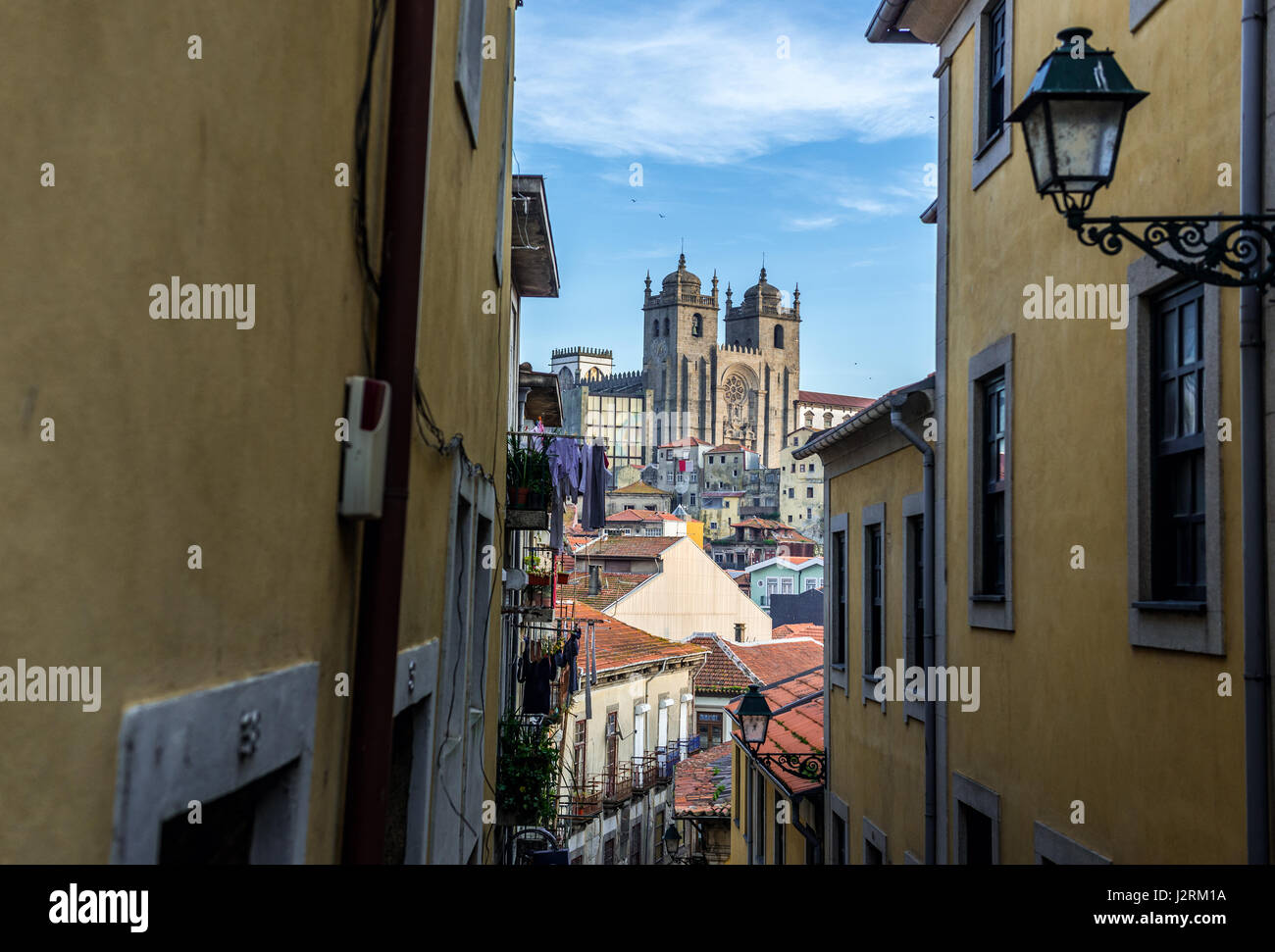 Cattolica Romana Se Cathedral in Porto città sulla Penisola Iberica, la seconda più grande città in Portogallo Foto Stock