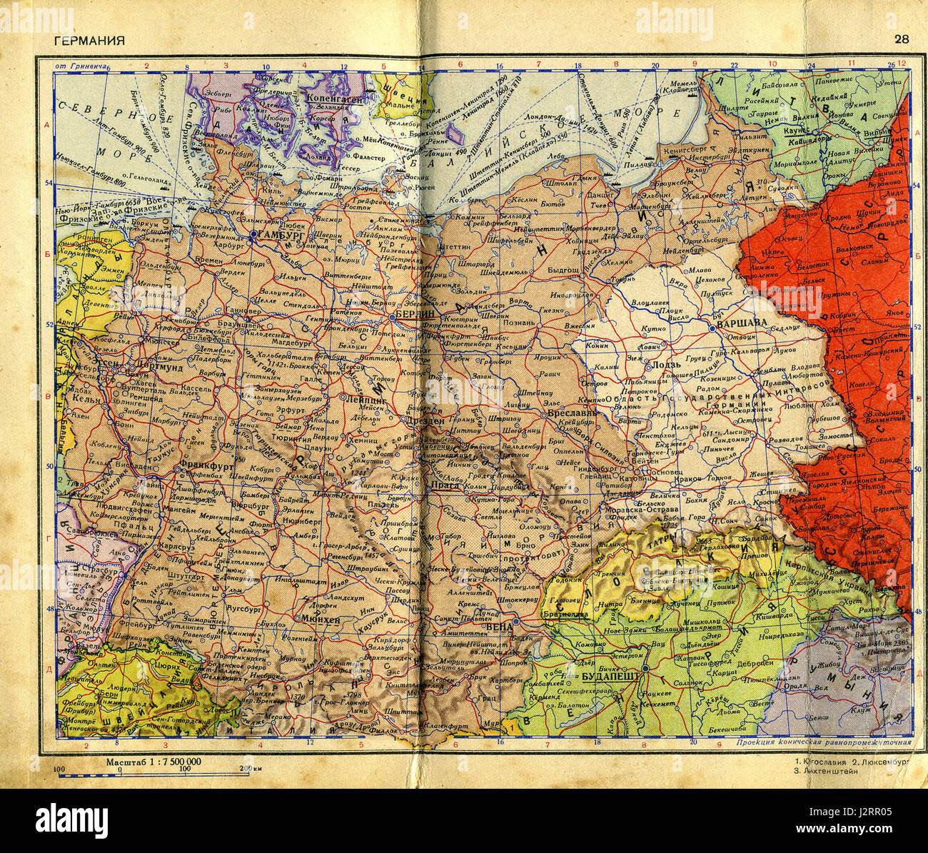 28 Germania Nazista 1940 Foto Stock