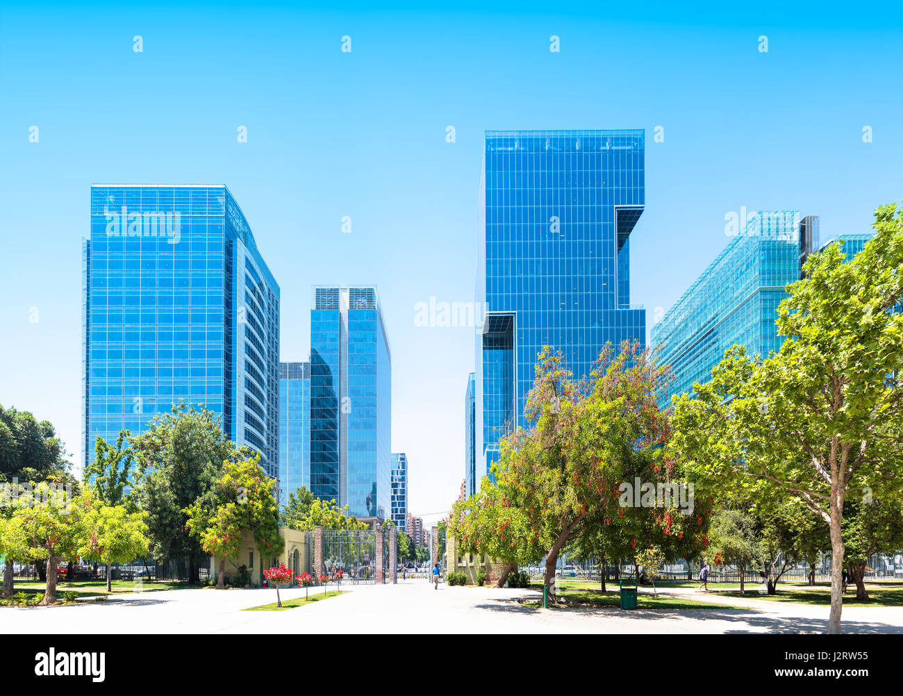 Centro commerciale Nueva Las Condes in Santiago del Cile Foto Stock