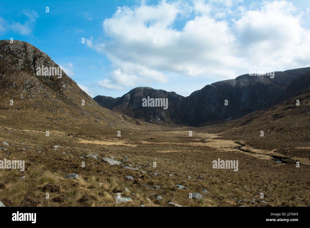 L'avvelenato GlenDunlewey Gweedore Donegal Irlanda Europa Foto Stock