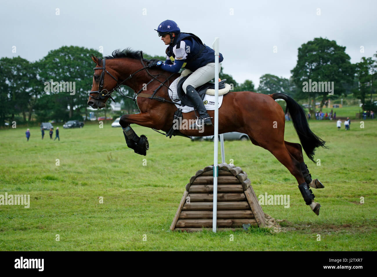 Salto del cavallo Foto Stock