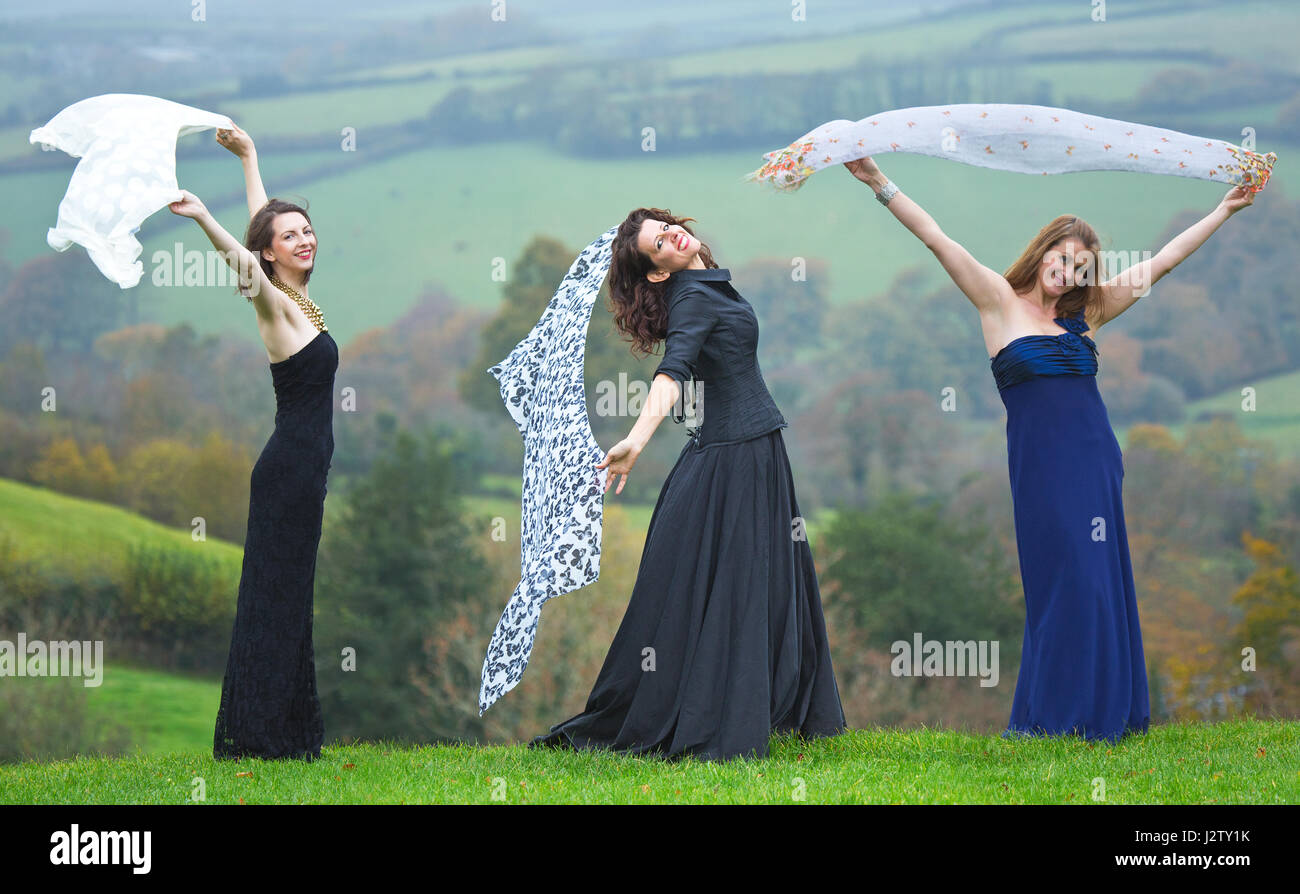 Canatrio cantanti lirici, Cornwall Foto Stock