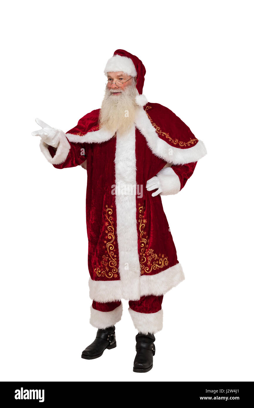 Nicola con barba reale isolato Foto Stock