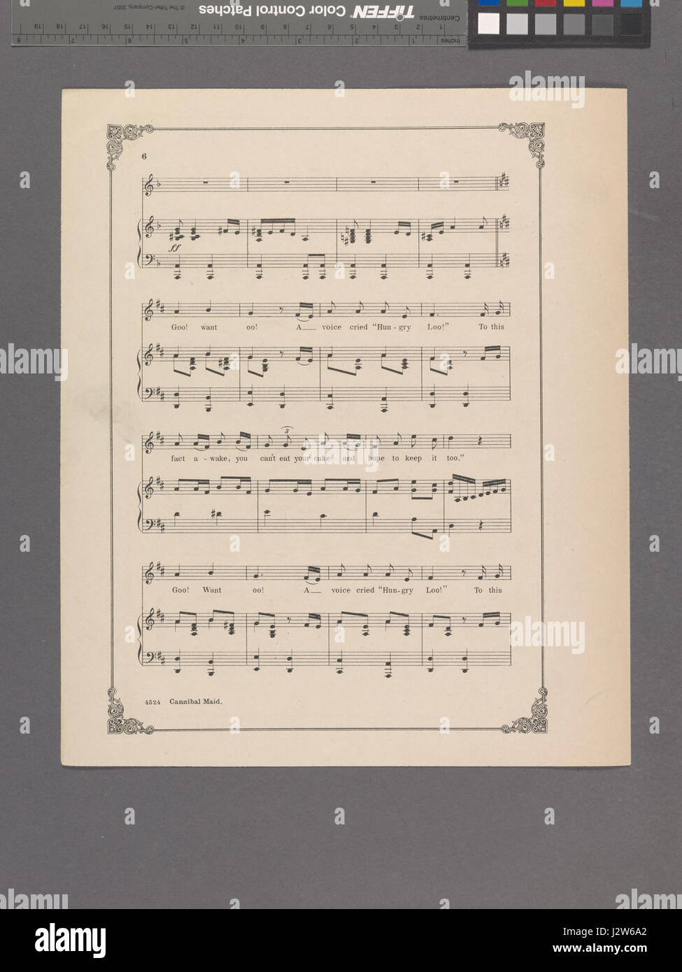 Un cannibale cameriera (NYPL ADE-1925781-1953303) Foto Stock