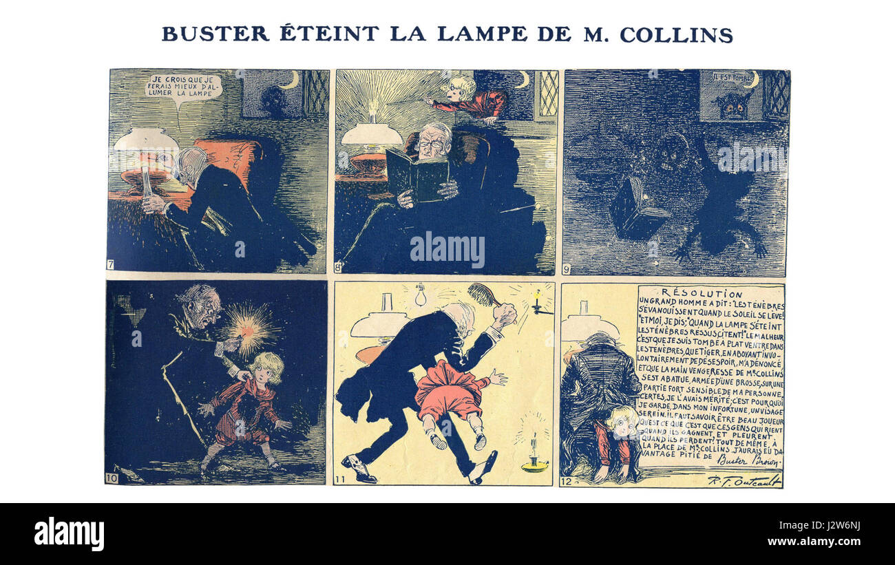 - Buster Brown chez lui 04b Foto Stock