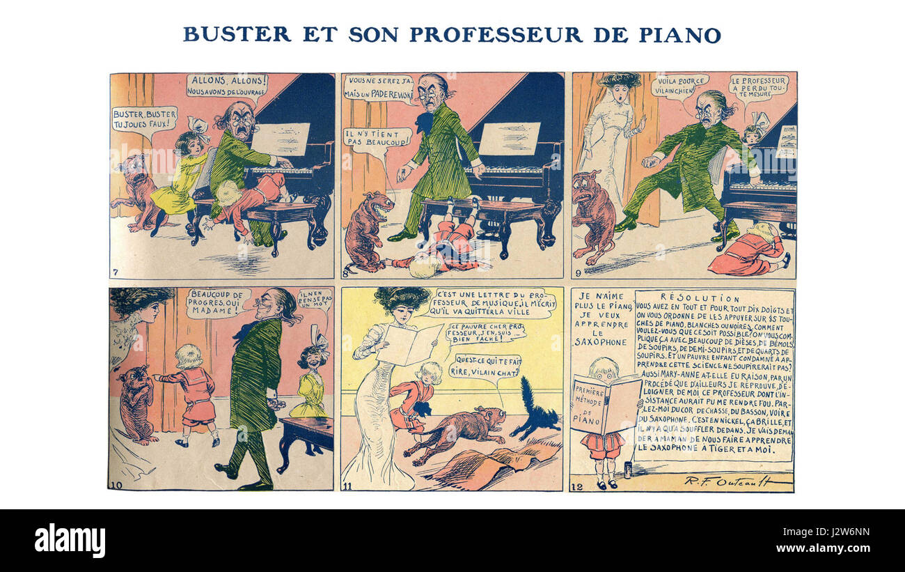 - Buster Brown chez lui 05b Foto Stock