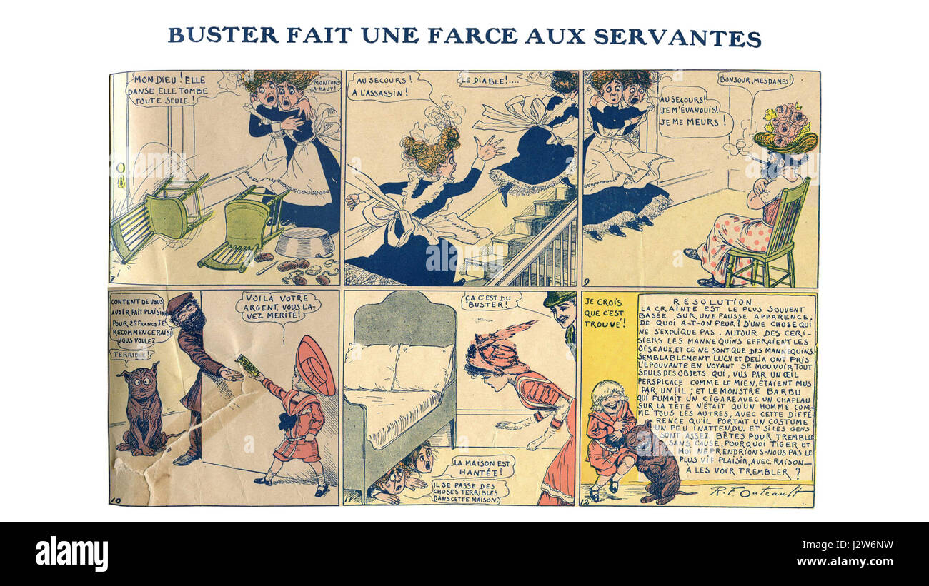 - Buster Brown chez lui 07b Foto Stock