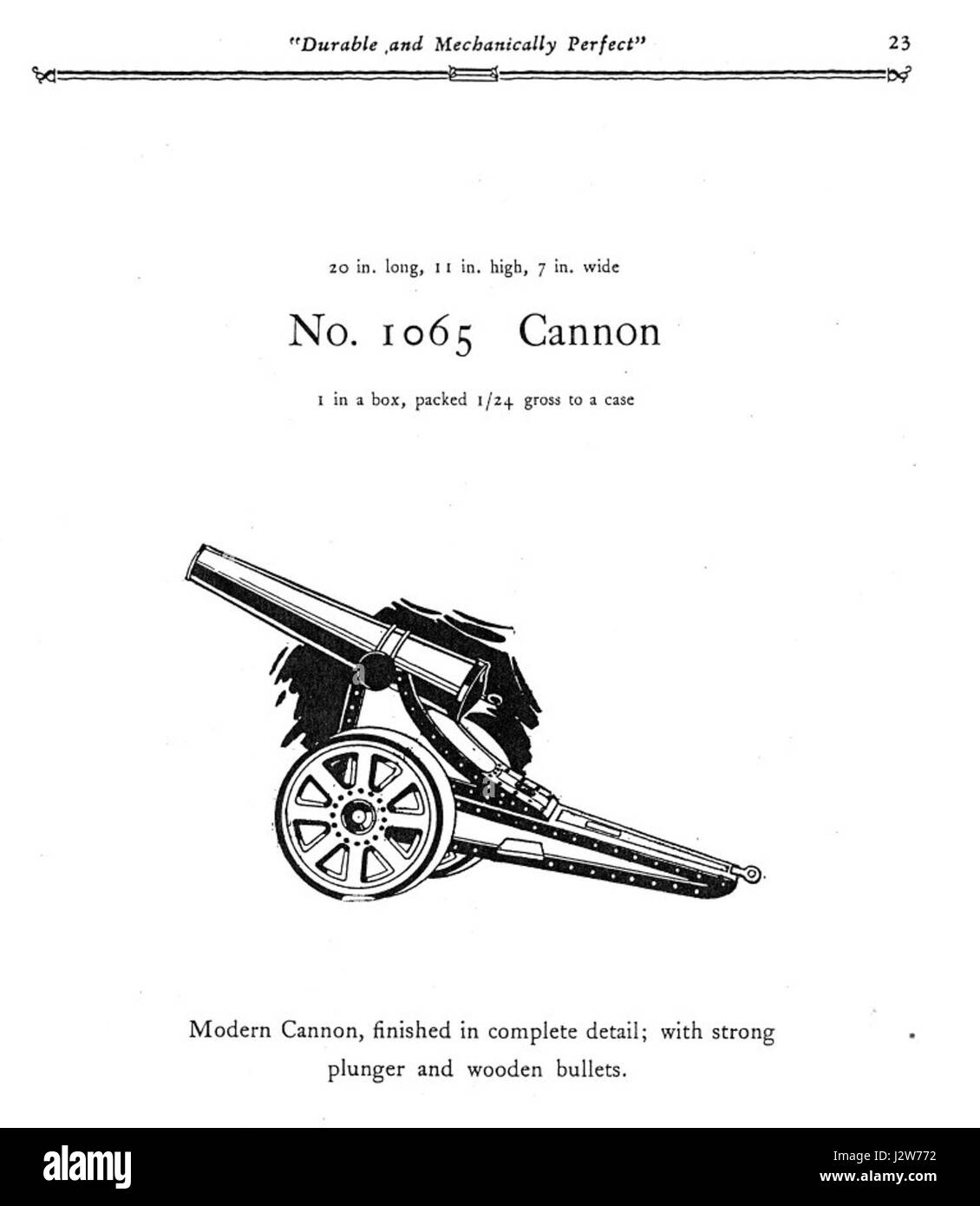 Il catalogo dei giocattoli meccanici Marx del 1930 conteneva un'ampia gamma di giocattoli, tra cui figure meccaniche e veicoli. Pagina 23 mette in evidenza diversi giocattoli innovativi che facevano parte del catalogo, mostrando l'ingegno meccanico dell'epoca. Foto Stock