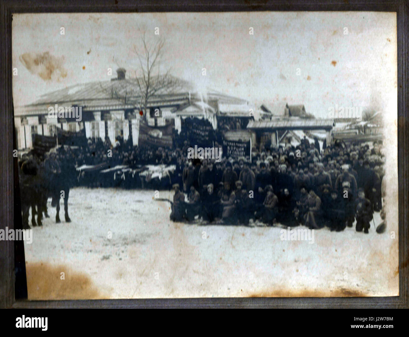 19190300-dimostrazione guerra tshapan rebells Foto Stock