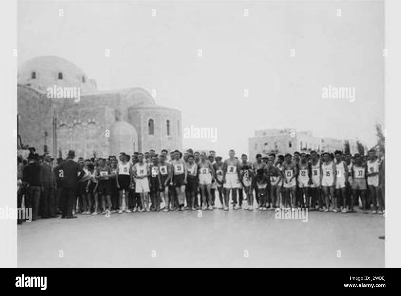 4TH Annuale CROSS COUNTRY CHAMPIONSHIP YMCA di Gerusalemme Foto Stock