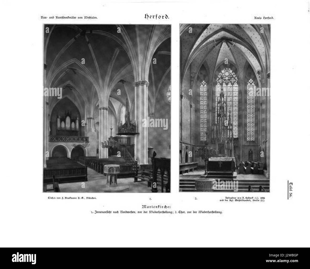 84 Herford Tafel 36 Foto Stock