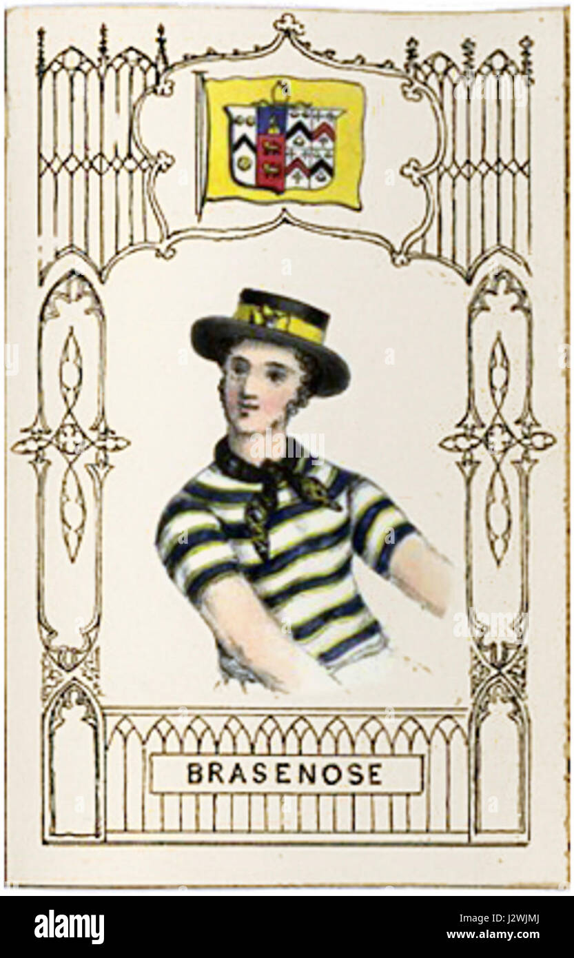 Canottaggio BNCBC jersey 1840s Foto Stock