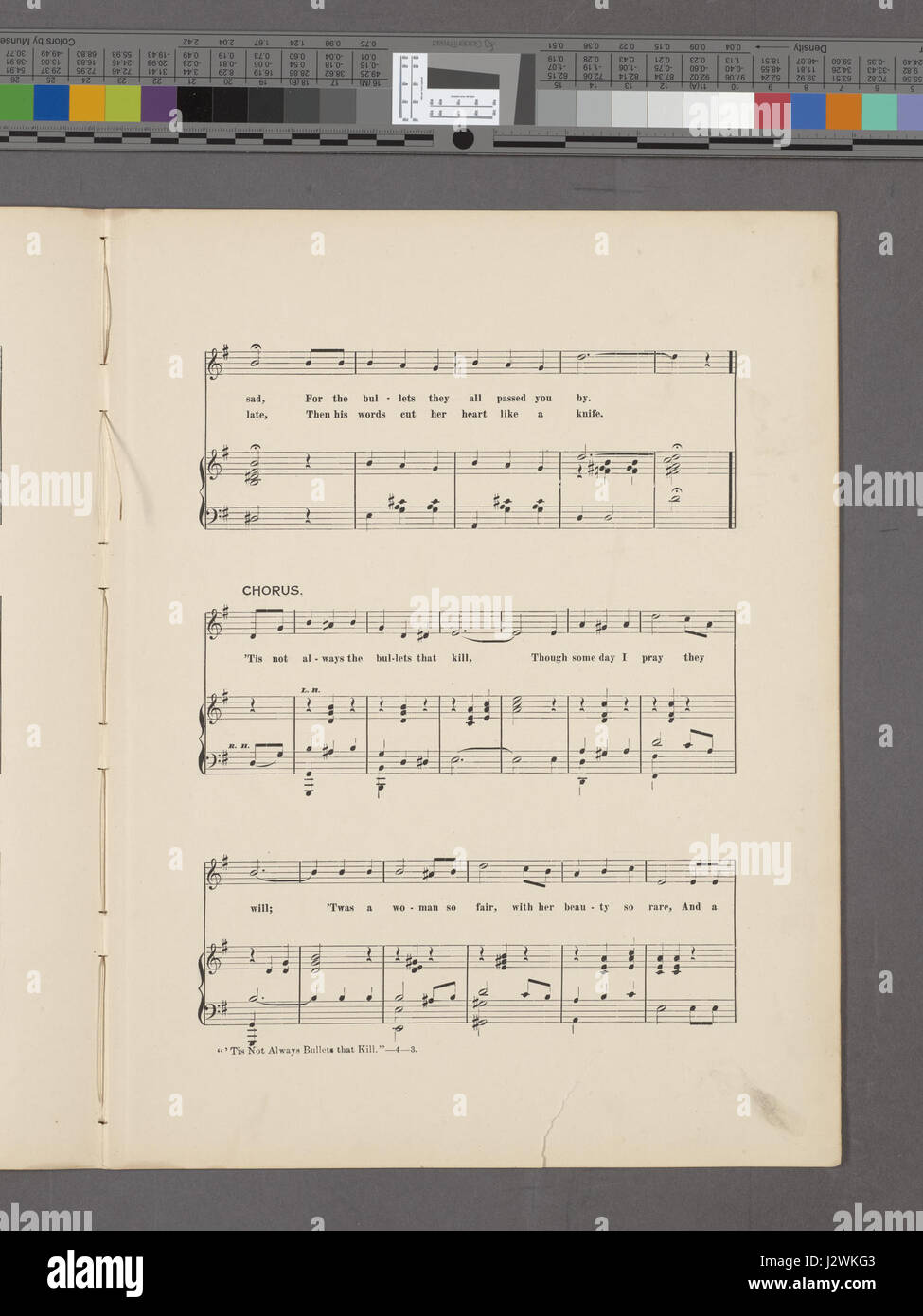 "Tis non sempre i proiettili che uccidono (NYPL ADE-1938945-2006045) Foto Stock