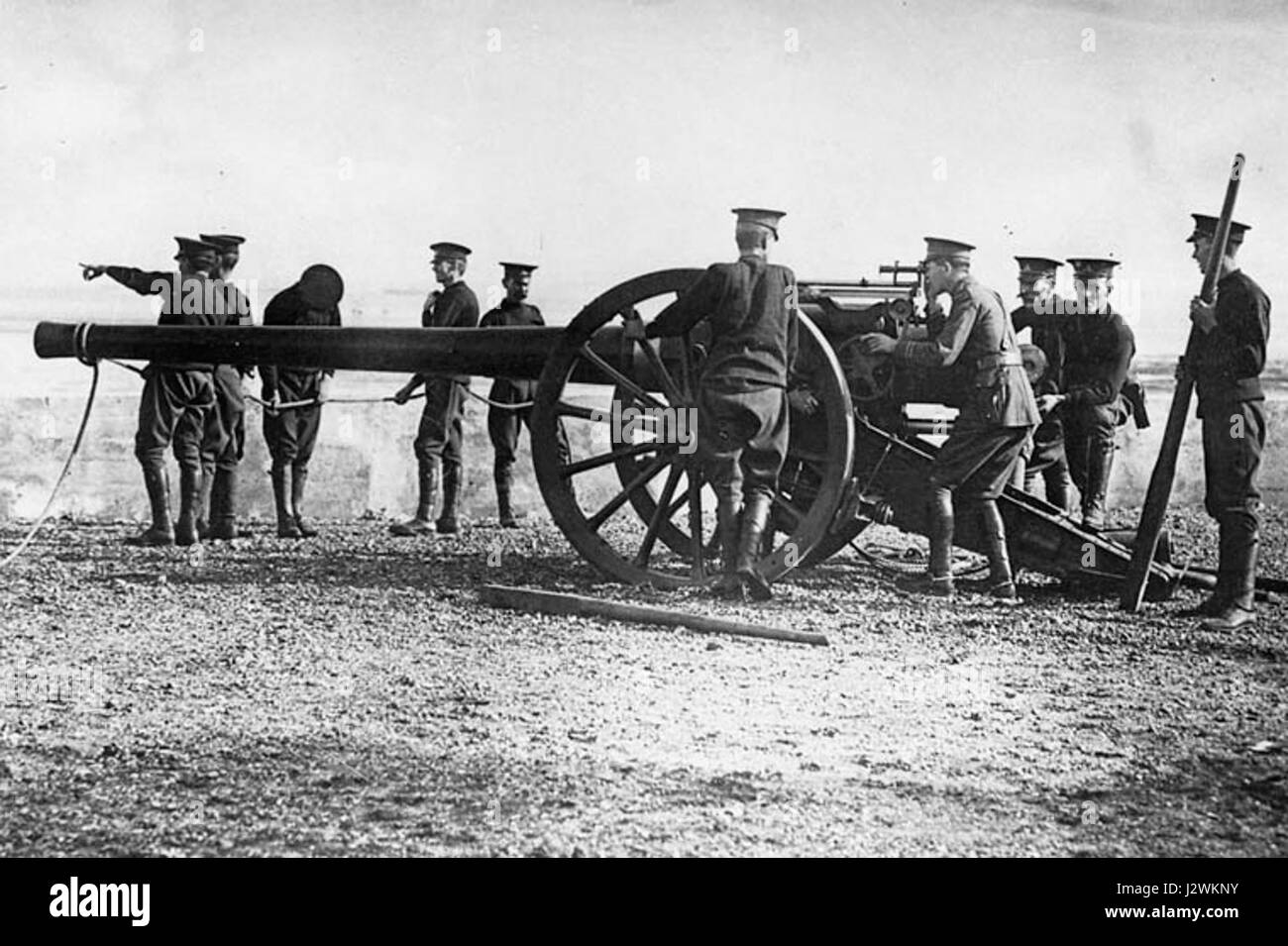 Canadian 4,7 pollici gun 1915 A022703 Foto Stock