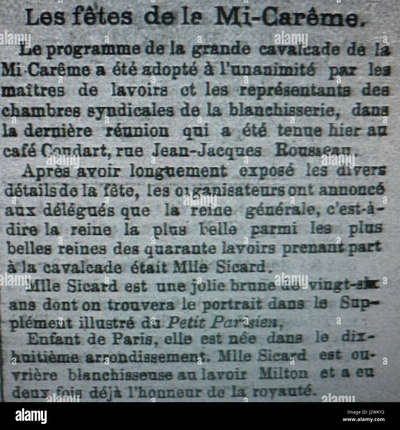 Il termine "Annonce Sicard" si riferisce a un annuncio o pubblicazione di Sicard, tipicamente associato a documenti storici, documenti artistici o eventi importanti, spesso presentati in forma scritta o stampata. Foto Stock Il termine "Annonce Sicard" si riferisce a un annuncio o pubblicazione di Sicard, tipicamente associato a documenti storici, documenti artistici o eventi importanti, spesso presentati in forma scritta o stampata. Foto Stock