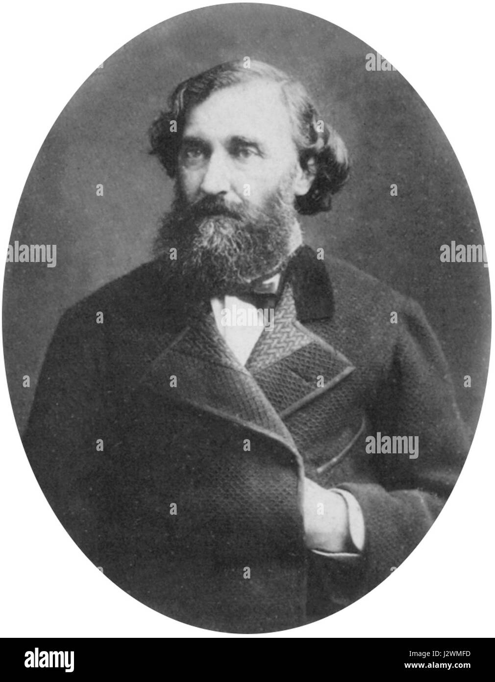 Bartolome mitre circa nel 1870 Foto Stock