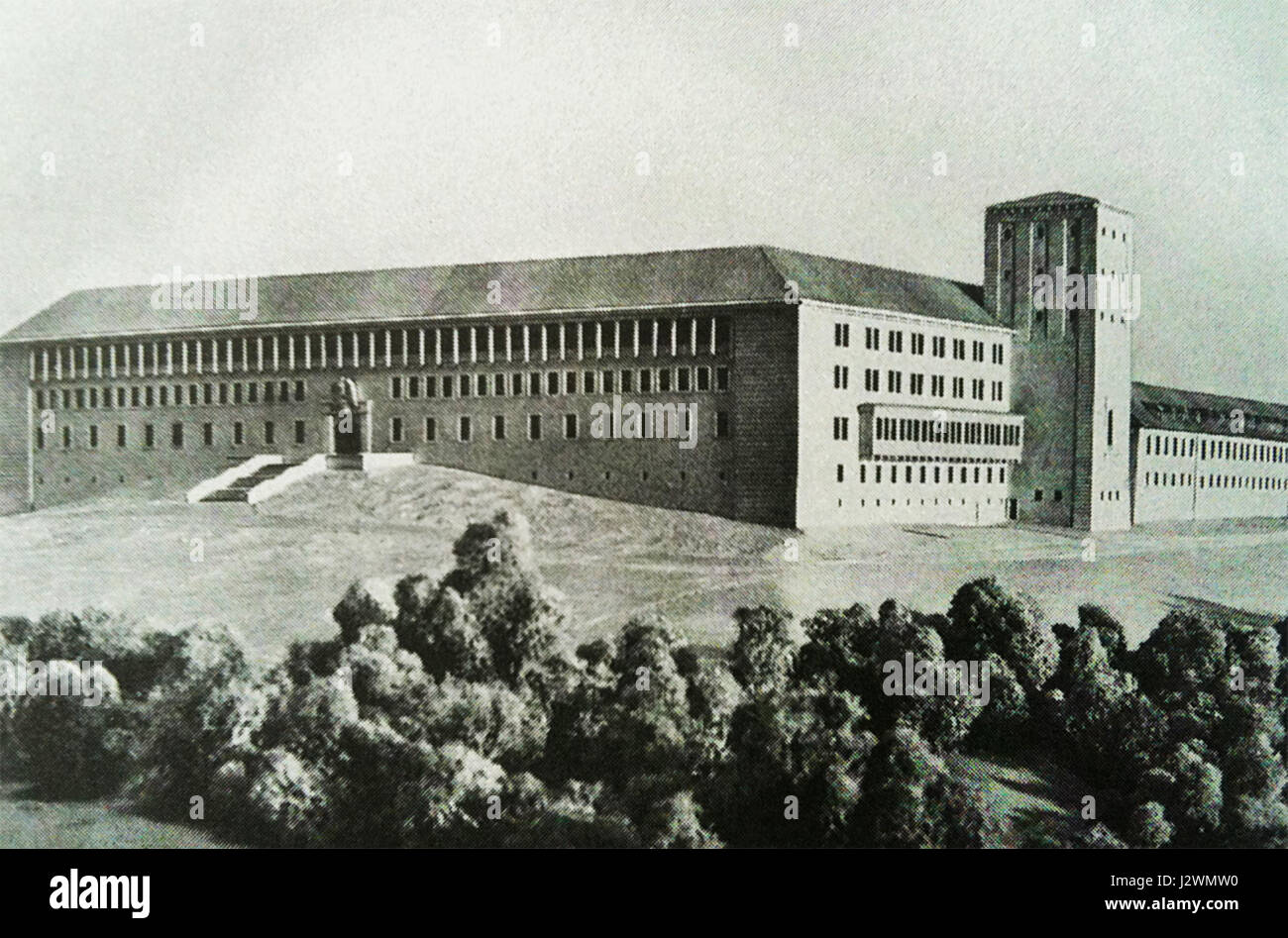 Adolf-Hitler-Schule Hesselberg Foto Stock