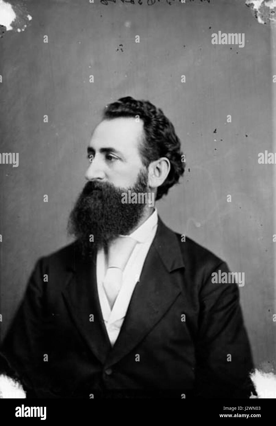 Amor de Cosmos è stato un giornalista, poeta e politico canadese. Fu il secondo Premier della Columbia Britannica ed era noto per la sua difesa dell'ingresso della Columbia Britannica in Canada. Foto Stock