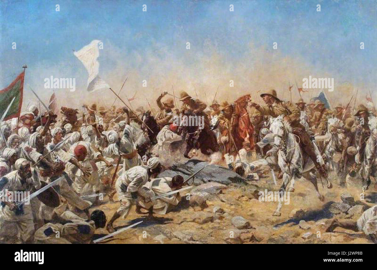 Battaglia di Omdurman Foto Stock