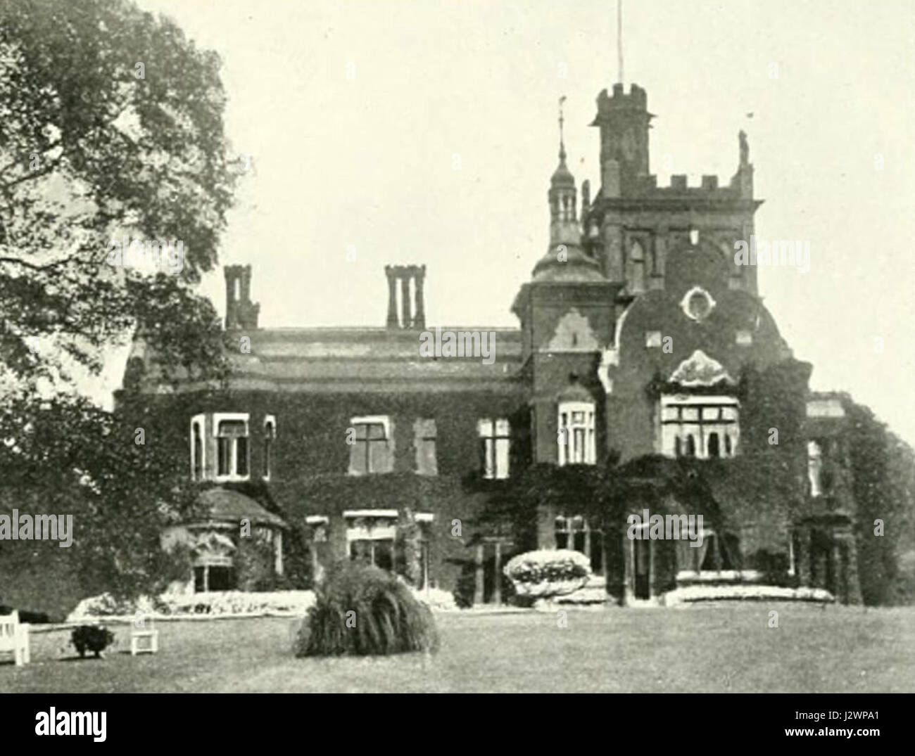 Caen torri di legno sud vista circa 1900 raccolto Foto Stock