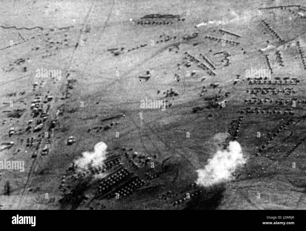 Bombardement Tschaukaib 1914 Foto Stock