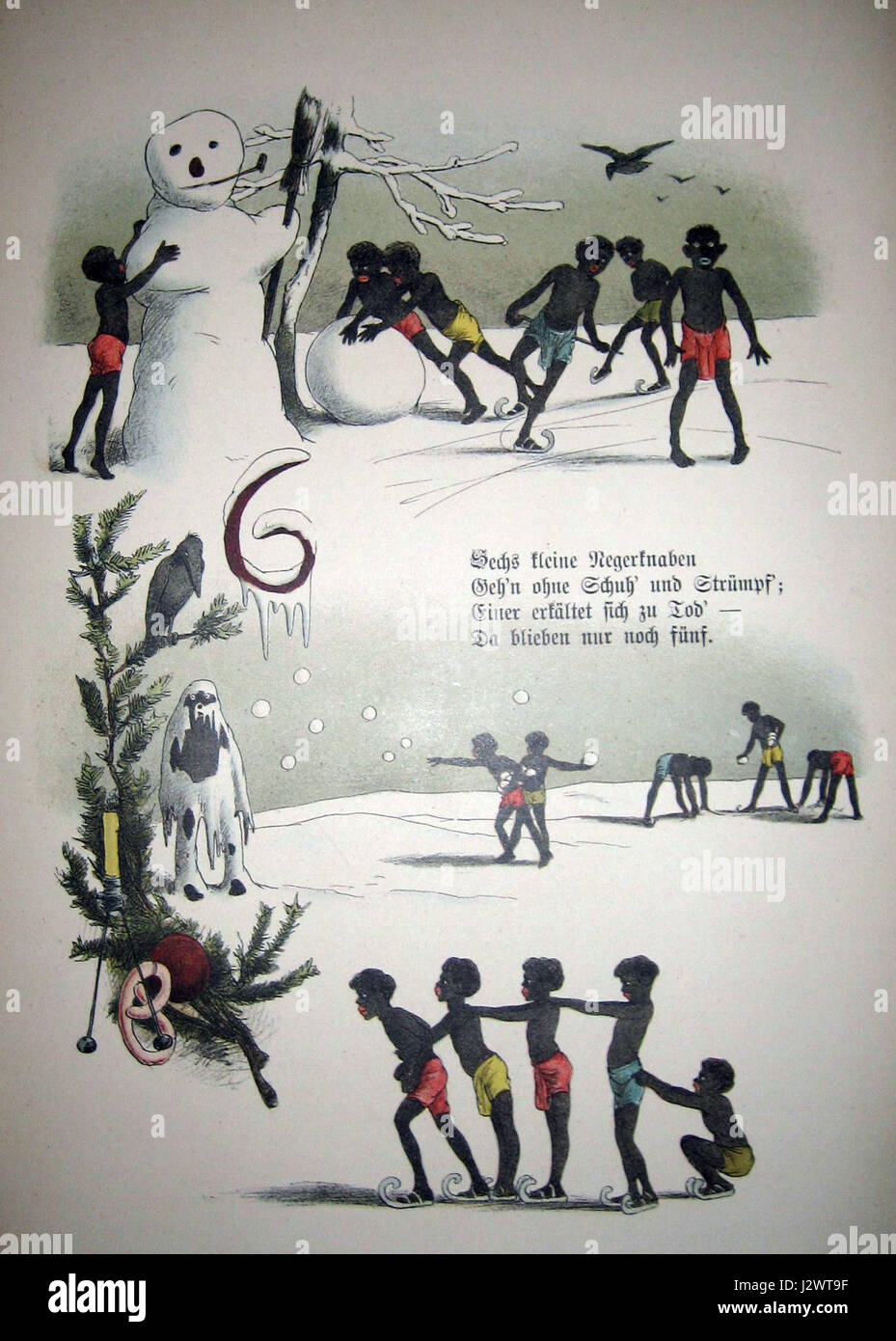 Allers Kamerun 07 Schneeball è un riferimento a un'immagine storica o a un'opera d'arte che raffigura una scena o un evento legato al Camerun, che potrebbe implicare combattimenti di palla di neve, che è atipico per il clima tropicale della regione. Foto Stock