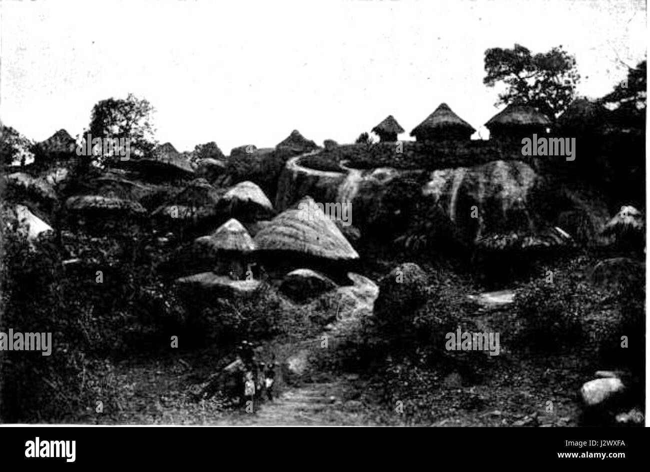 AfricanHuts2 Foto Stock