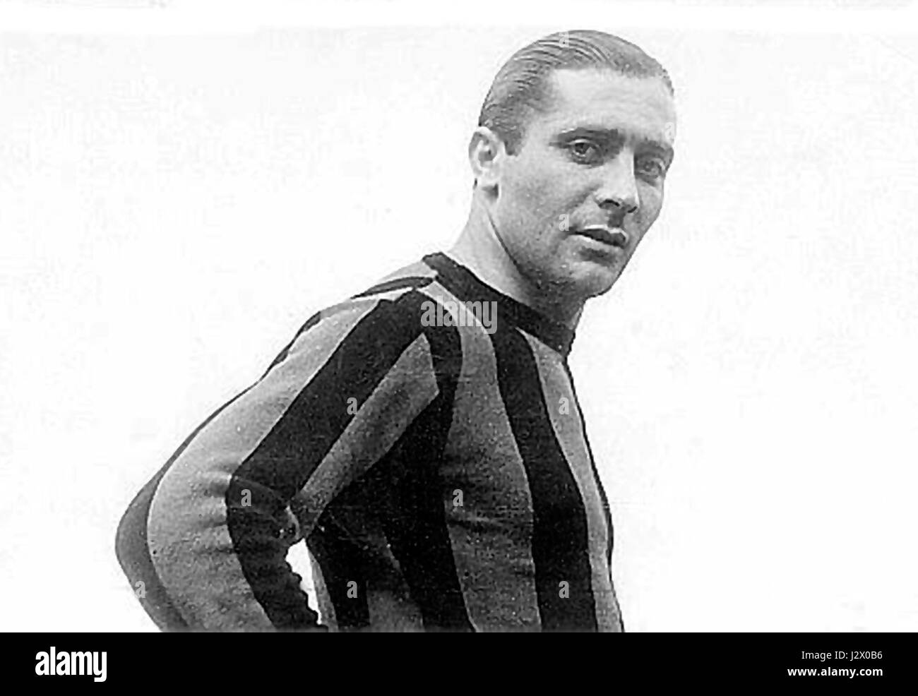 Giuseppe Meazza 1937 Foto Stock
