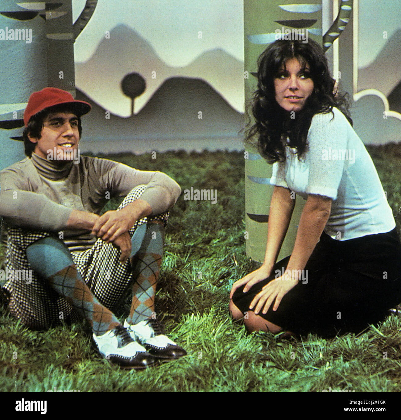 Adriano Celentano e Claudia Mori 72 Foto Stock