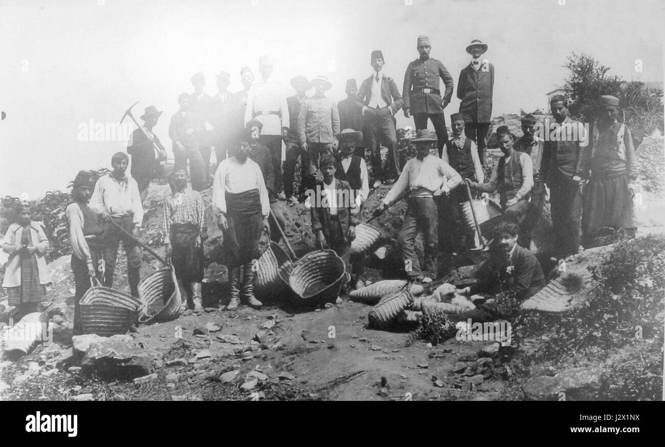 Ausgrabungen 1911 C Foto Stock