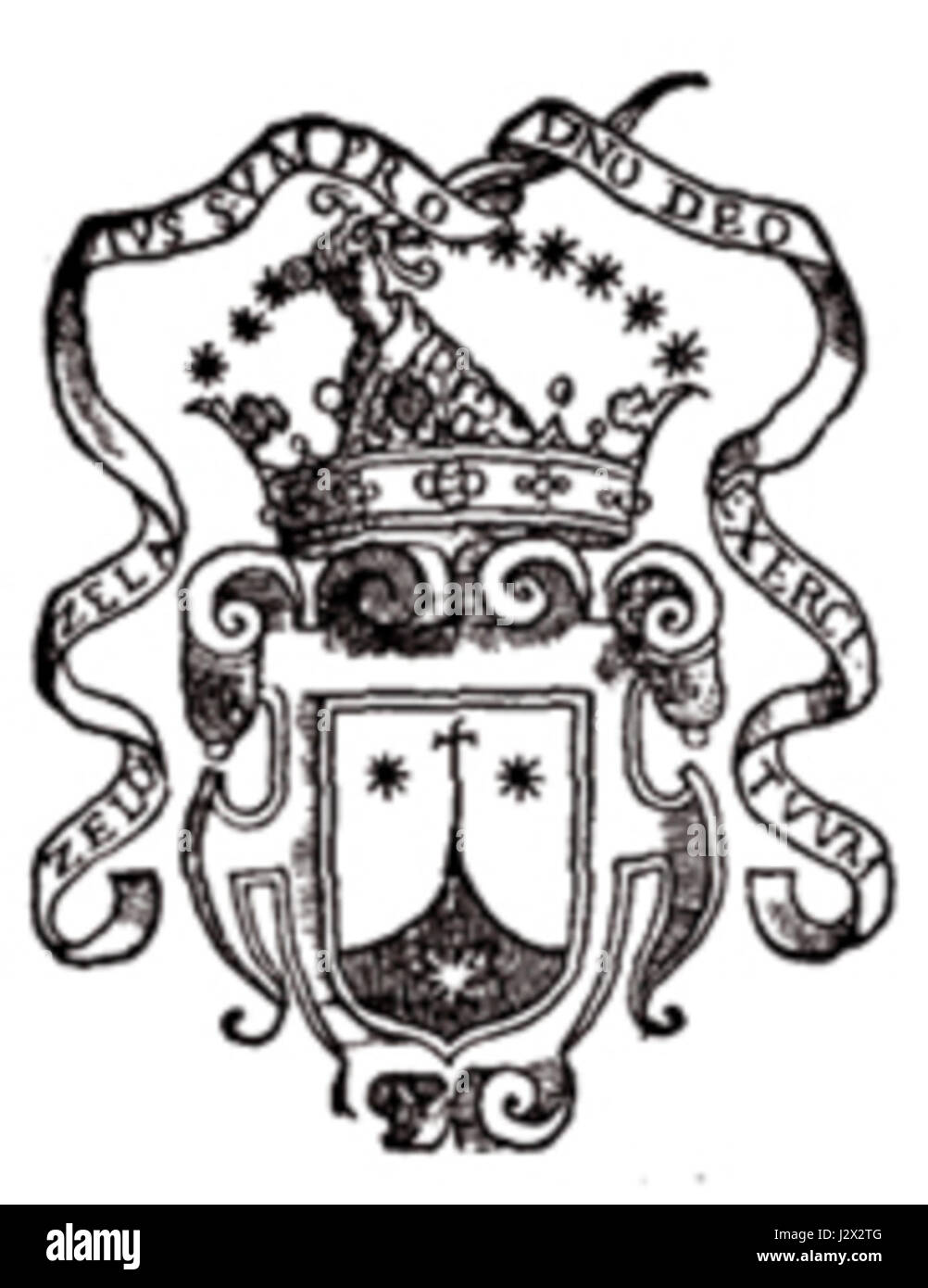 Blason Ordre Carmelo Foto Stock