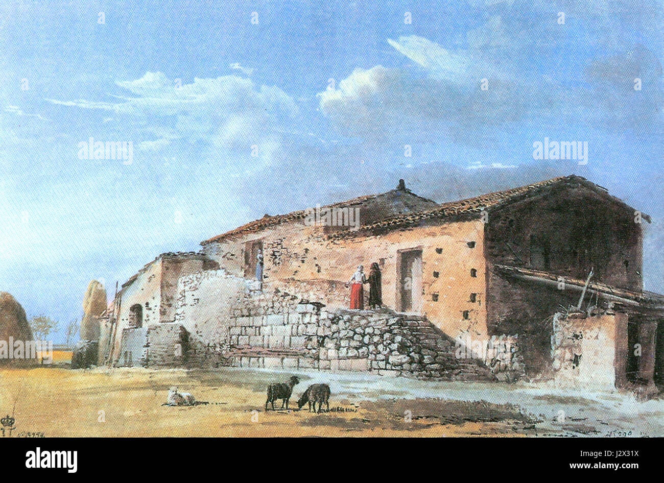 Casa rurale ad Acireale Foto Stock