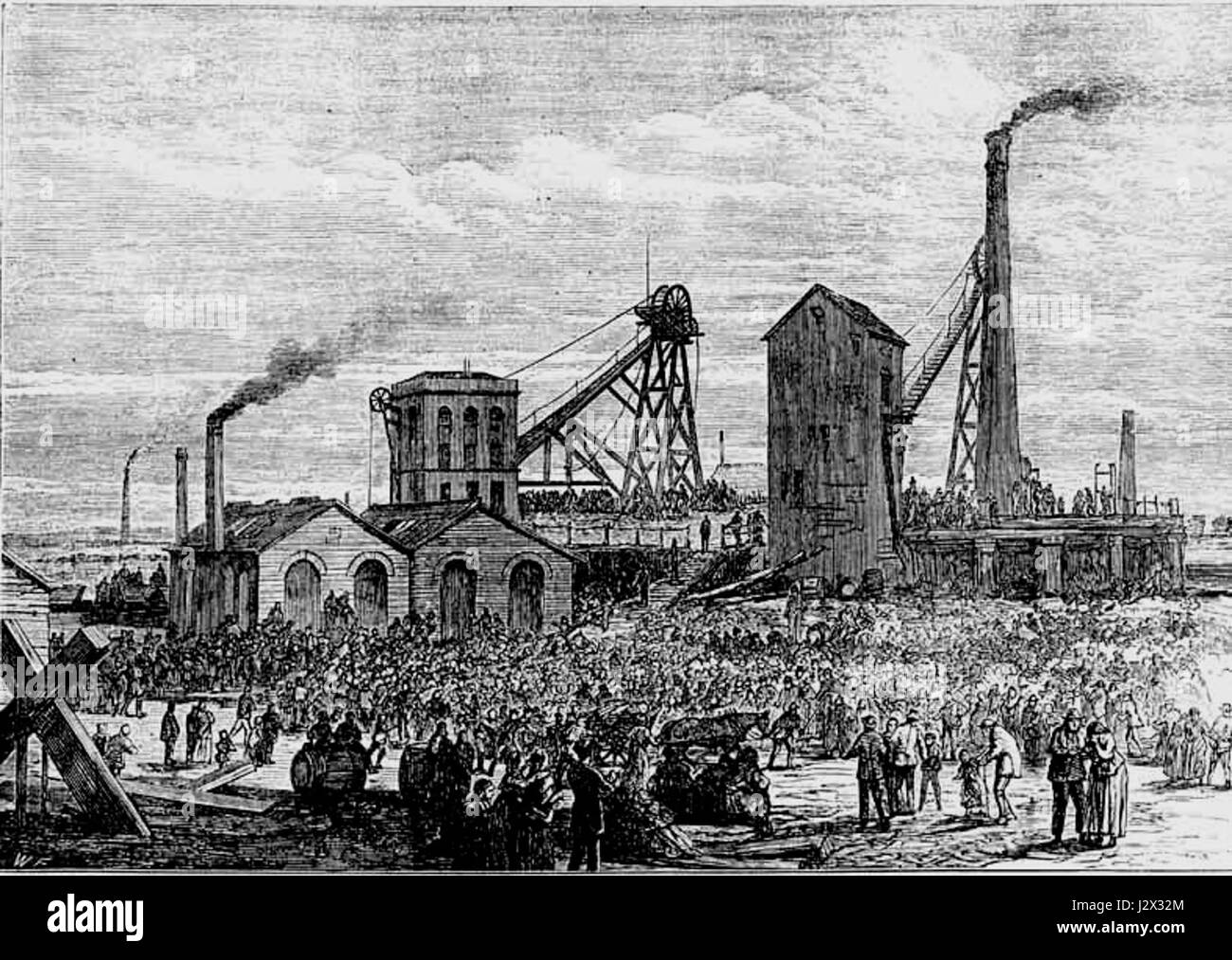 Astelydeeppitillustratedlondonnewsbw1 Foto Stock