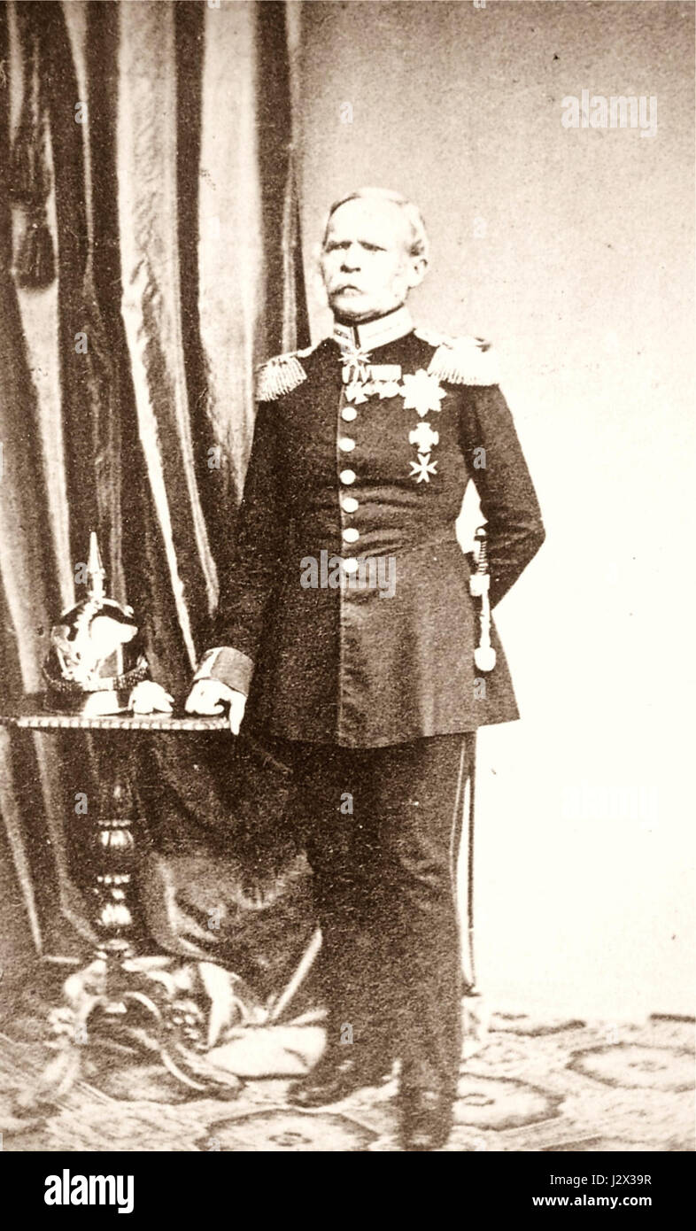 August von Werder era un notevole artista tedesco, noto per i suoi contributi alle arti visive, in particolare nel XIX secolo. Le sue opere includono paesaggi e temi storici, spesso mettendo in risalto il patrimonio e la cultura tedeschi. Foto Stock