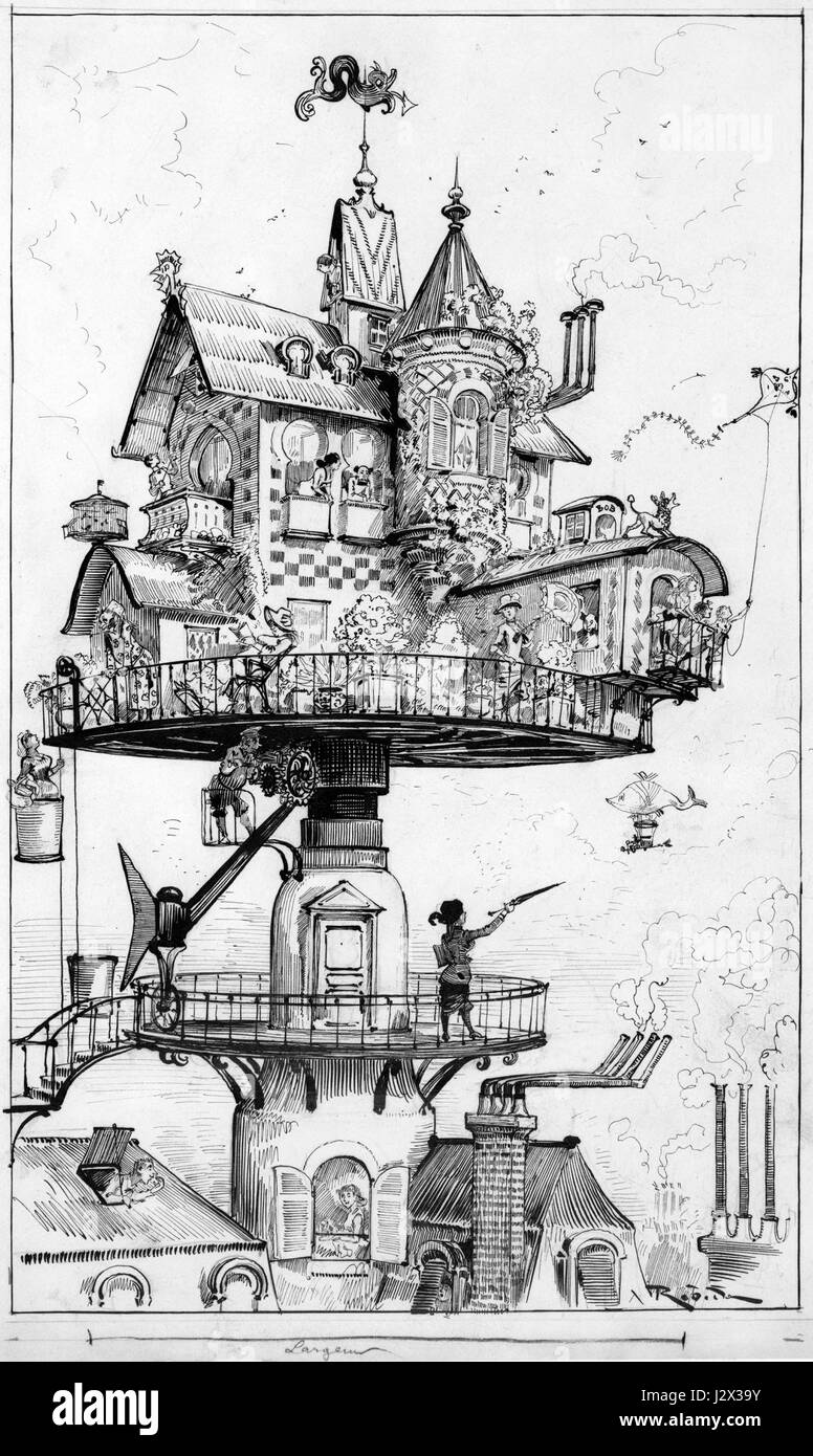 House3 aerea Foto Stock