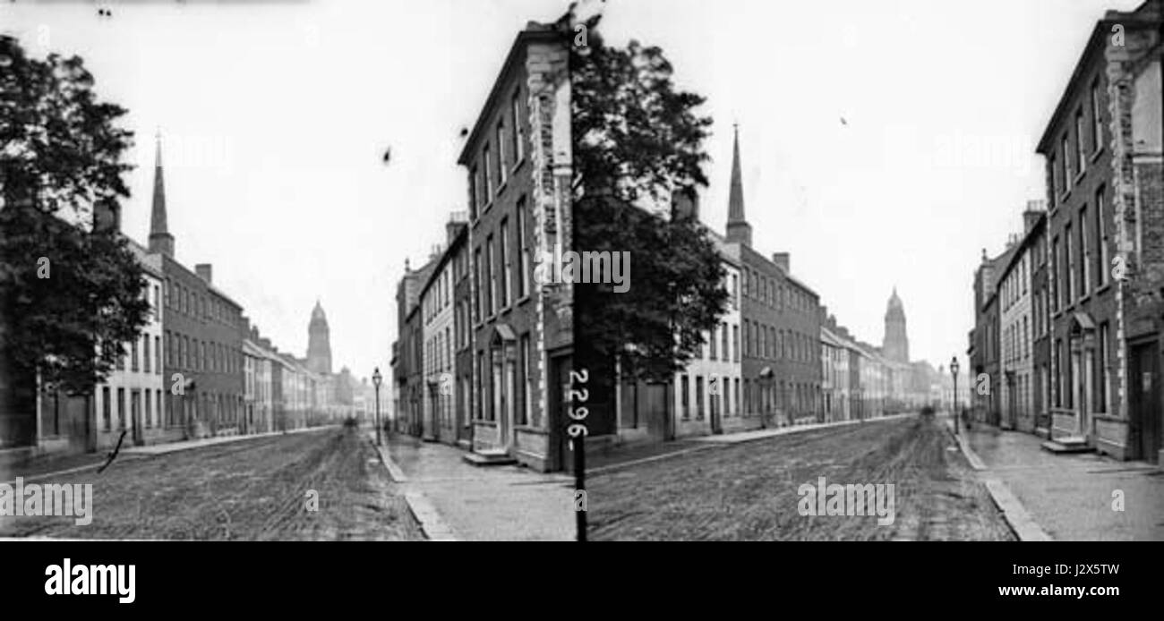 CastleStreetLisburnpl Foto Stock